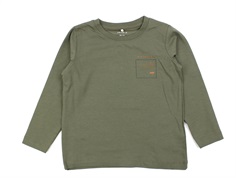 Name It dusty olive printet top